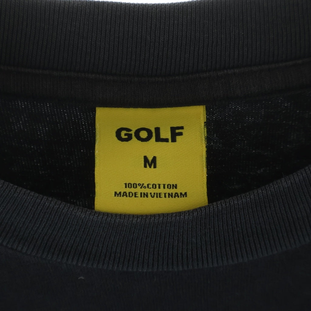 GOLF WANG(ゴルフワン) Bill Clinton ビルクリントン セクシャル1 プレジデント クルーネック半袖Tシャツカットソー ブラック