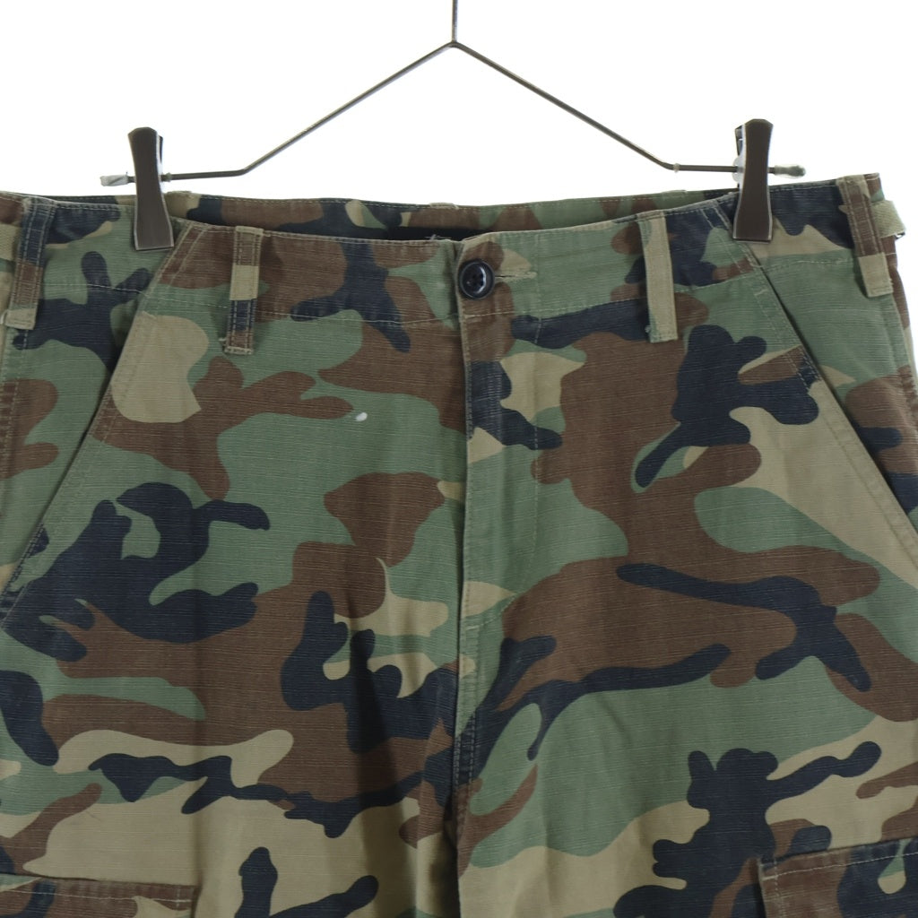 STUSSY(ステューシー) Ripstop Surplus Cargo Pant カモ柄 リップストップ カーゴパンツ カーキ