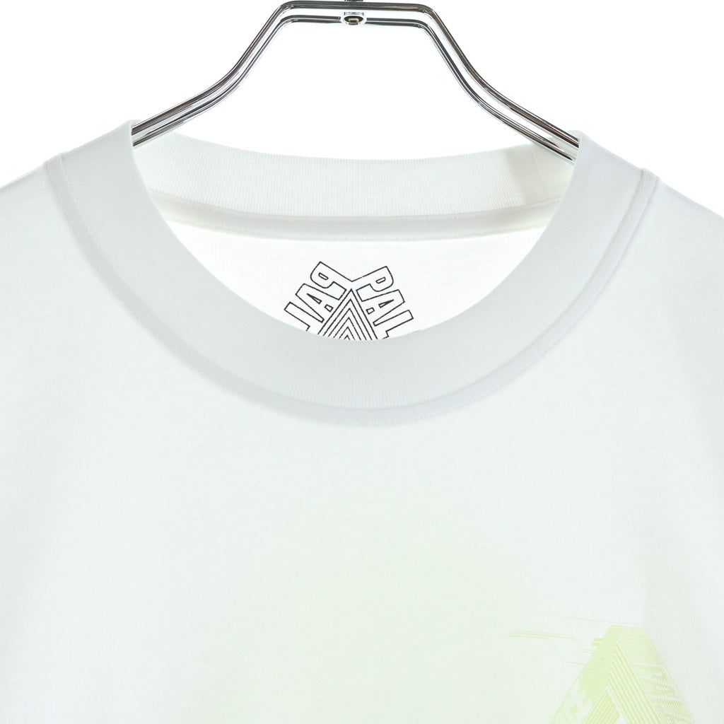 Palace Skateboards(パレススケートボーズ) 18AW SURKIT LONGSLEEVE サーキットロゴ 蓄光 クルーネック ロングスリーブ 長袖Tシャツ カットソー ホワイト P14LS020