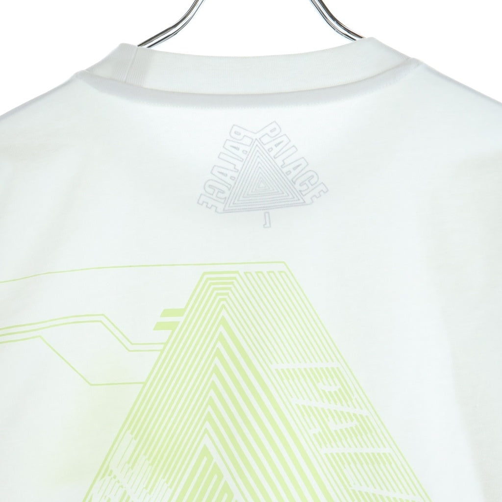 Palace Skateboards(パレススケートボーズ) 18AW SURKIT LONGSLEEVE サーキットロゴ 蓄光 クルーネック ロングスリーブ 長袖Tシャツ カットソー ホワイト P14LS020
