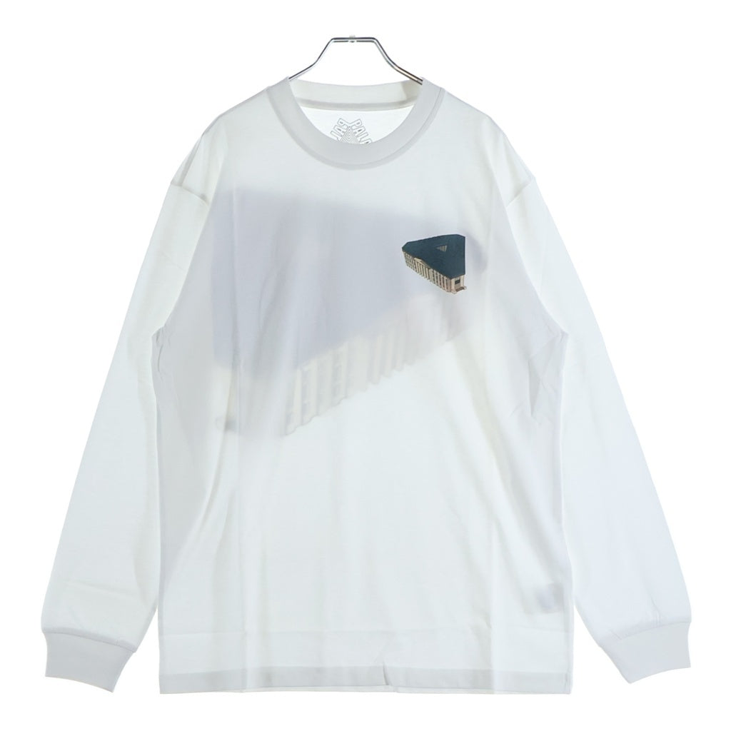 Palace Skateboards(パレススケートボーズ) Palazzo Longsleeve パラッツォ プリント クルーネック 長袖Tシャツ カットソー ホワイト