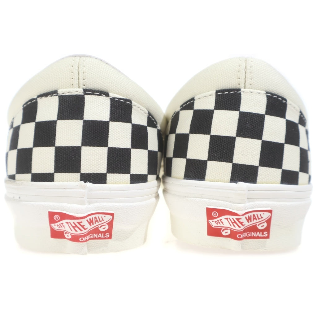 VANS(ヴァンズ) Vault OG Classic Slip-On ボルト チェッカーボード クラシック スリッポン ローカットスニーカー ホワイト/ブラック US9.5/27.5cm VN000UDFF8L