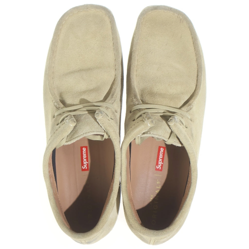 SUPREME(シュプリーム) 19AW ×Clarks Originals GORE-TEX Wallabee vibramソール クラークス ゴアテックス ワラビー スエード ローカットスニーカー ベージュ
