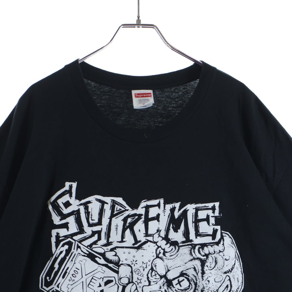 SUPREME(シュプリーム) 25AW Fuckin Blowout Tee ファッキン ブローアウト プリント クルーネック 半袖Tシャツ カットソー ブラック