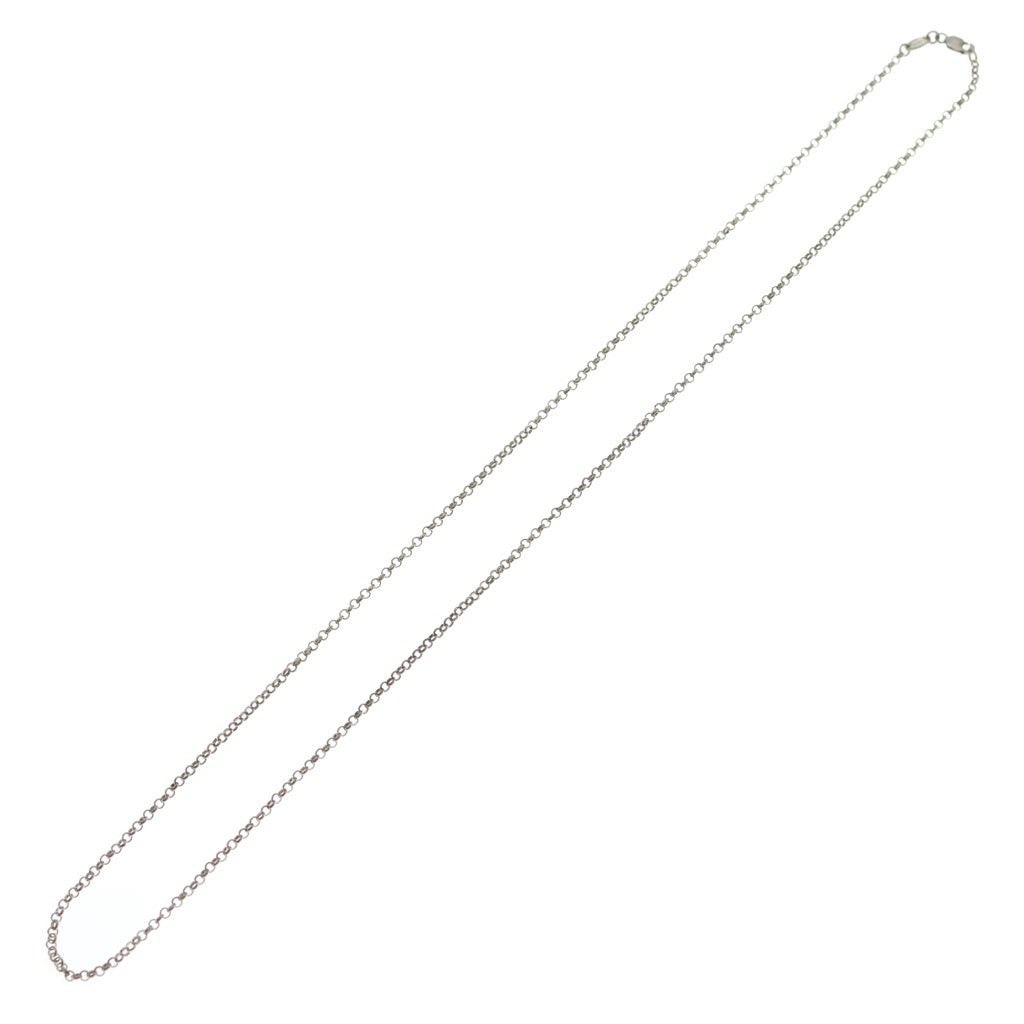 CHROME HEARTS(クロムハーツ) NECKCHAIN R24 ロールチェーンネックレス 24inch シルバー BCA085