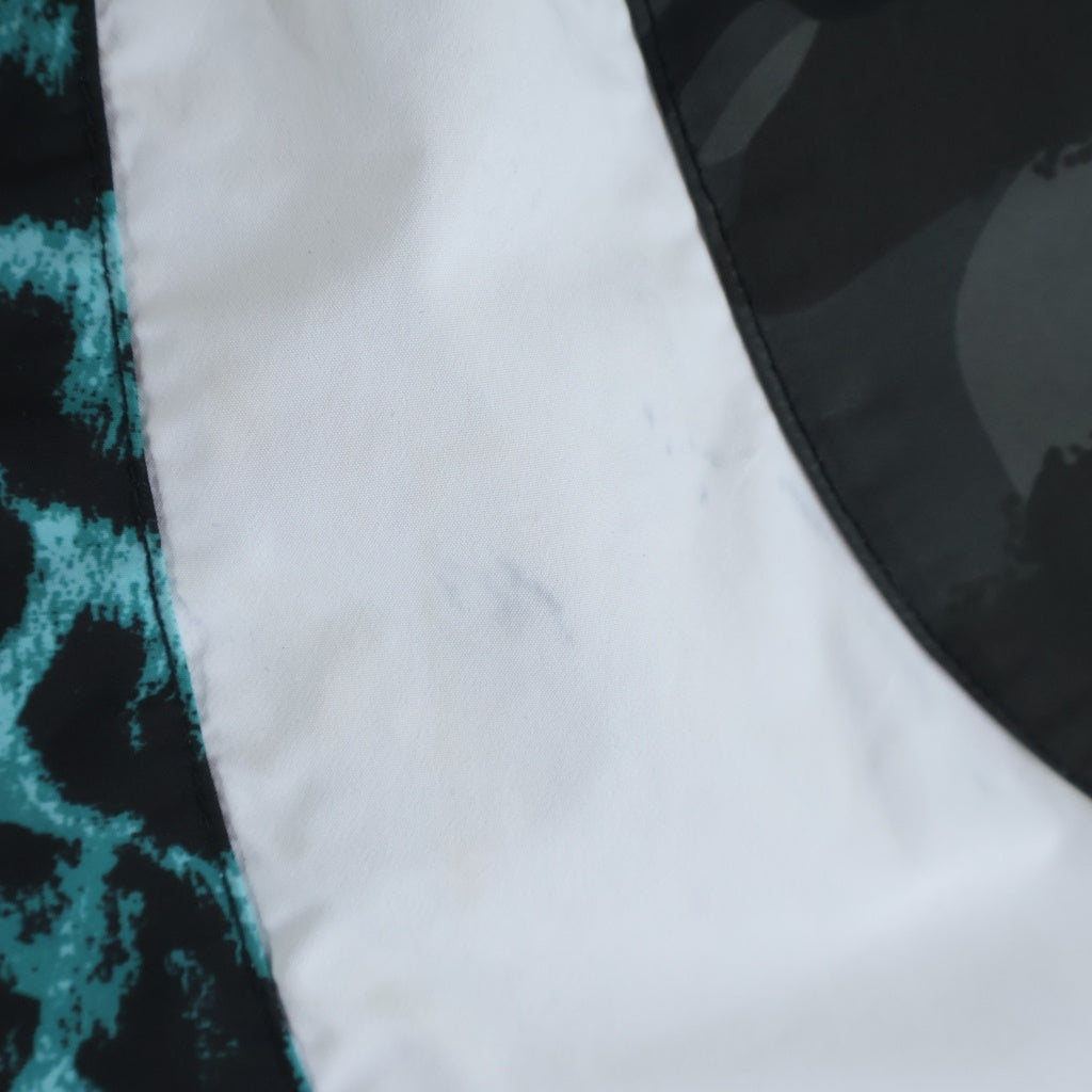 F.C.R.B./F.C.Real Bristol/FCRB(エフシーアールビー/エフシーレアルブリストル) MULTI PATTERN SHORTS マルチパターン ナイロンショーツ ハーフパンツ ブラック/グリーン FCRB-220038