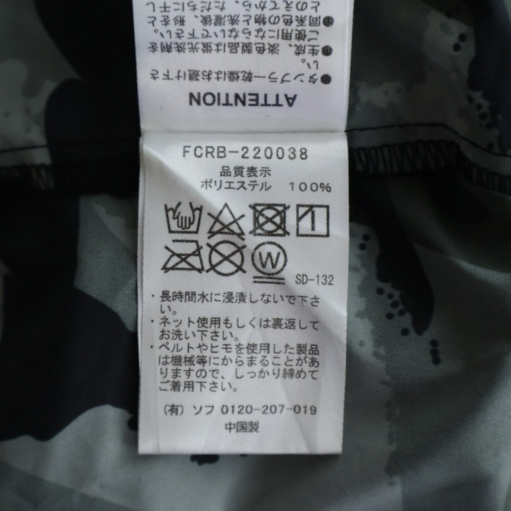 F.C.R.B./F.C.Real Bristol/FCRB(エフシーアールビー/エフシーレアルブリストル) MULTI PATTERN SHORTS マルチパターン ナイロンショーツ ハーフパンツ ブラック/グリーン FCRB-220038
