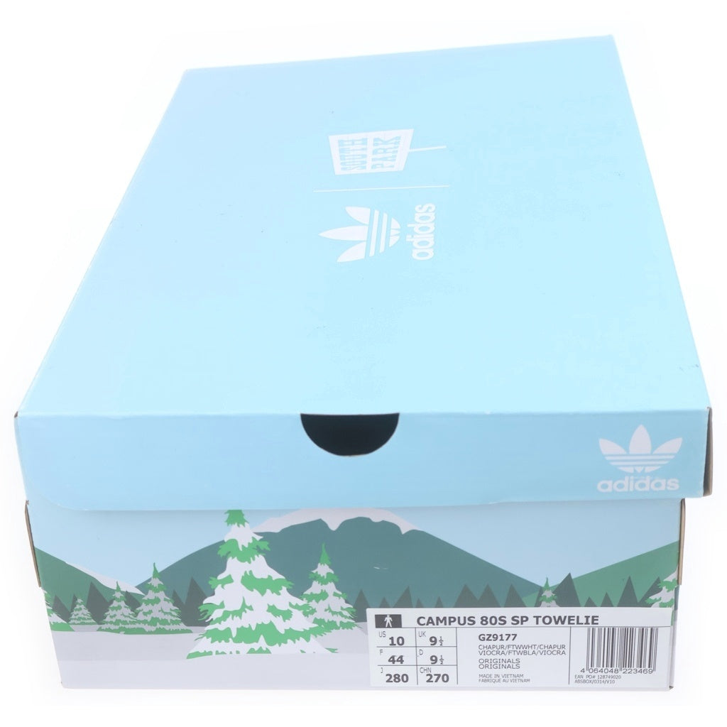 adidas(アディダス) × SOUTH PARK CAMPUS 80S TOWELIE サウスパーク キャンパス 80s タオリー スエード ローカットスニーカー パープル US10/28cm GZ9177