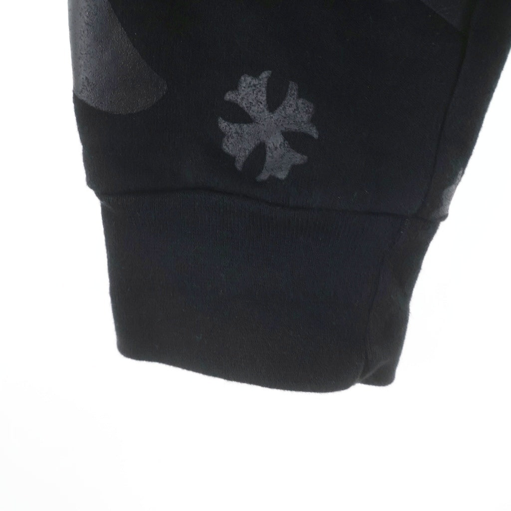 CHROME HEARTS(クロムハーツ) STENCIL HOODIE ステンシルプリント プルオーバーパーカー フーディー ブラック