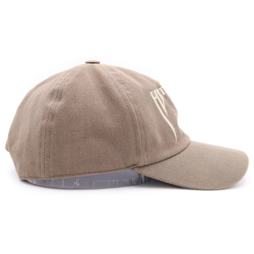 Rick Owens(リックオウエンス) 24AW BASEBALL CAP フロントロゴエンブロイダリー ベースボールキャップ 帽子 ベージュ DA02D2478-DOEM6