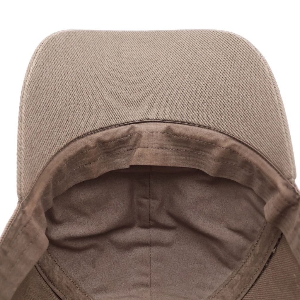 Rick Owens(リックオウエンス) 24AW BASEBALL CAP フロントロゴエンブロイダリー ベースボールキャップ 帽子 ベージュ DA02D2478-DOEM6