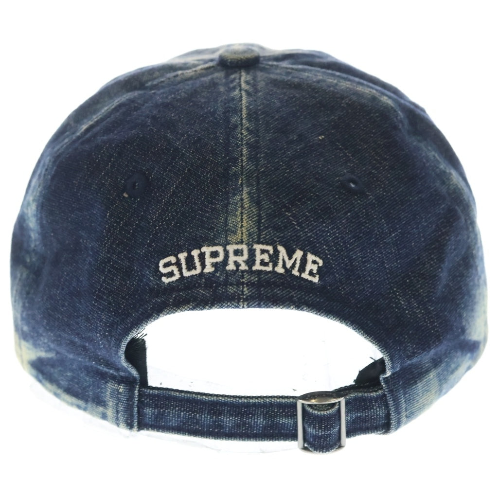 SUPREME(シュプリーム) 25SS Cordura Denim S Logo 6-Panel コーデュラ デニム Sロゴ 6パネル ベースボールキャップ インディゴ