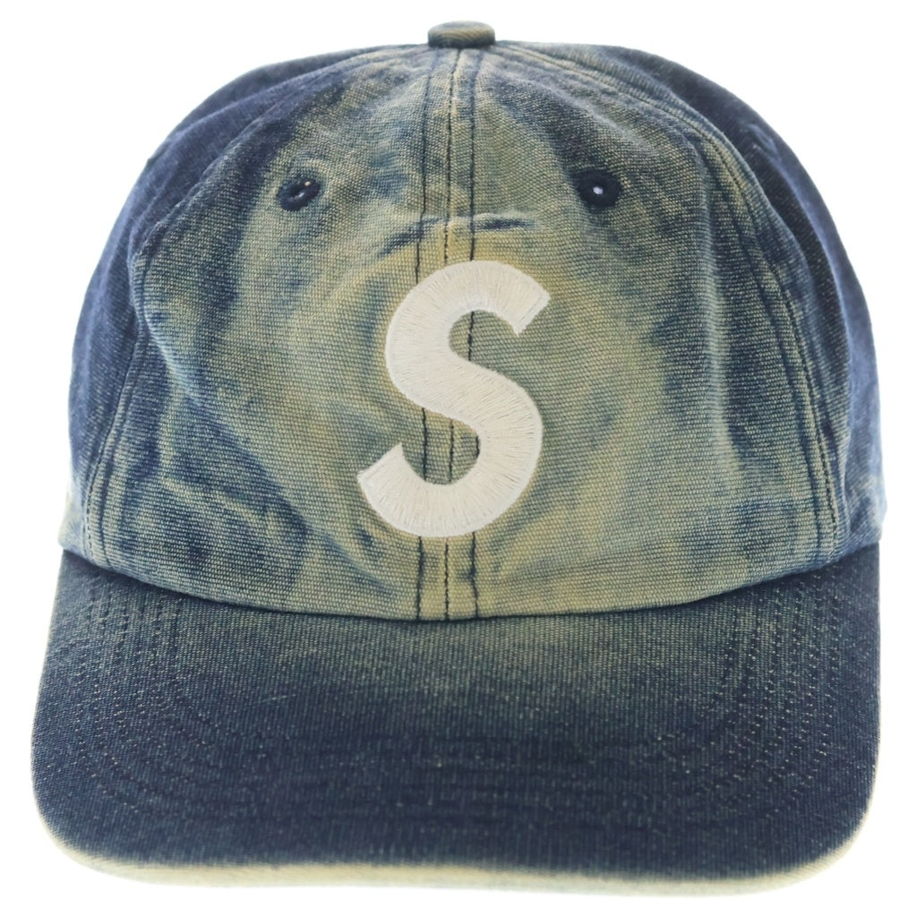 SUPREME(シュプリーム) 25SS Cordura Denim S Logo 6-Panel コーデュラ デニム Sロゴ 6パネル ベースボールキャップ インディゴ