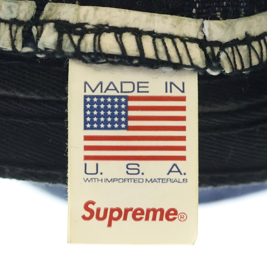 SUPREME(シュプリーム) 25SS Cordura Denim S Logo 6-Panel コーデュラ デニム Sロゴ 6パネル ベースボールキャップ インディゴ
