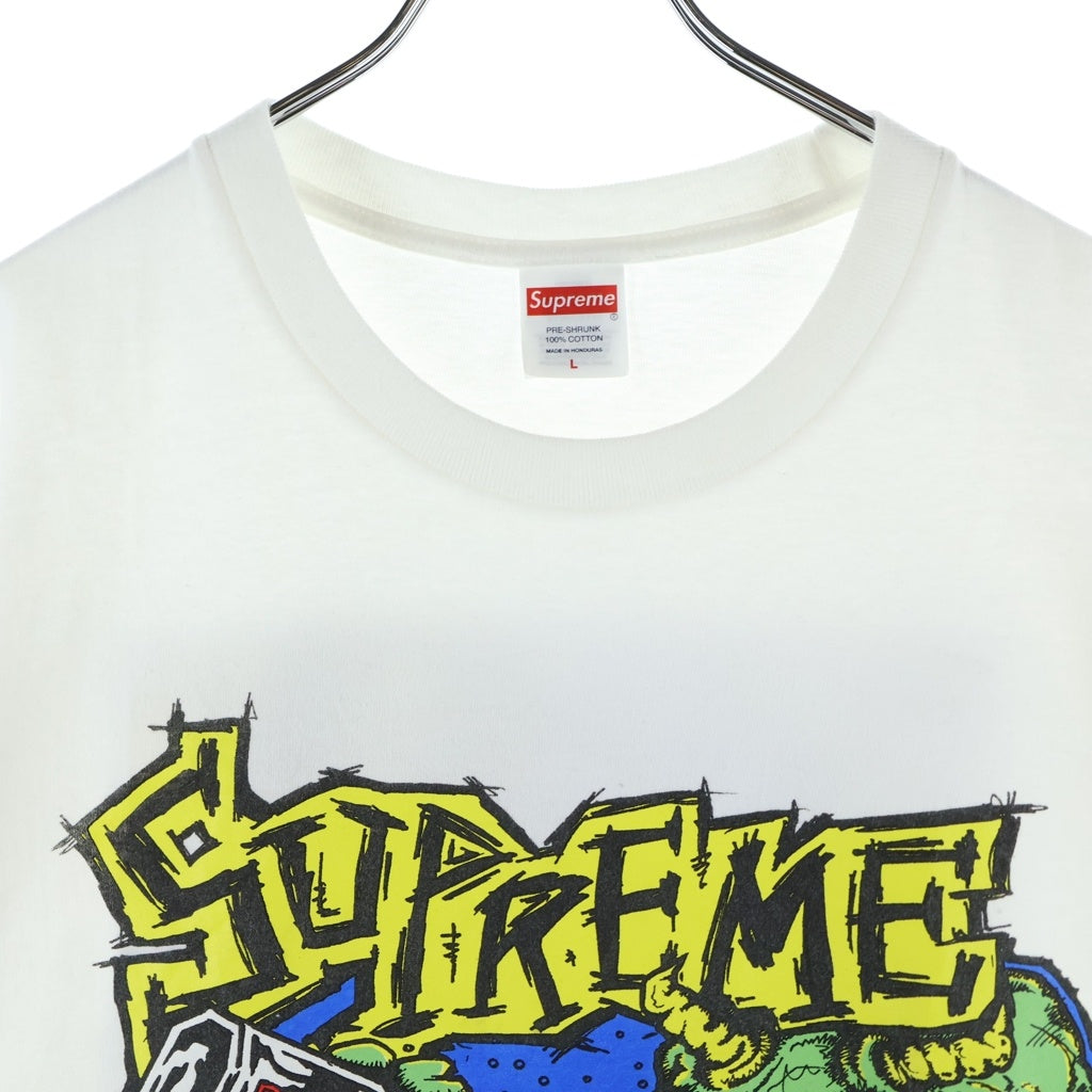 SUPREME(シュプリーム) 25AW Fuckin Blowout Tee ファッキンブロウアウト 両面プリント 半袖Tシャツ カットソー ホワイト