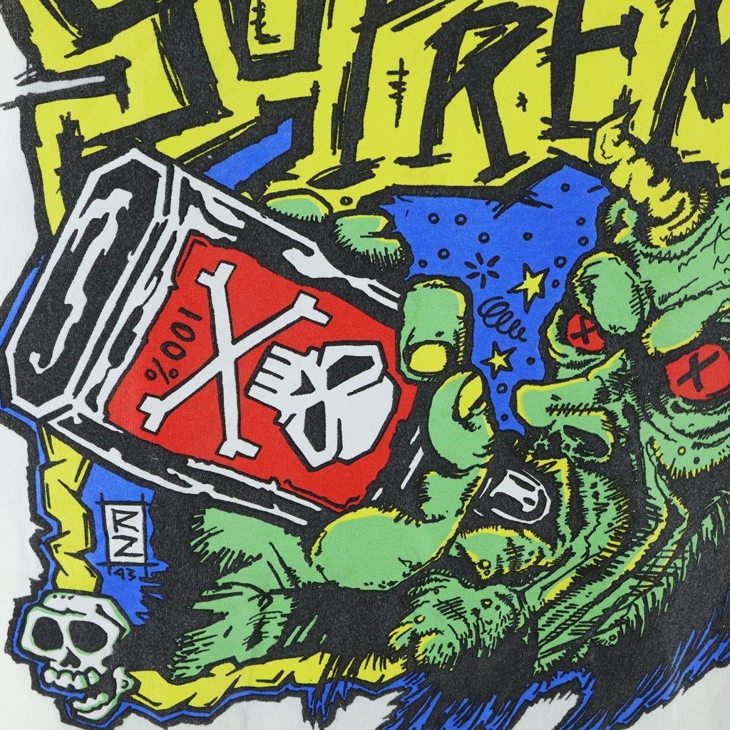 SUPREME(シュプリーム) 25AW Fuckin Blowout Tee ファッキンブロウアウト 両面プリント 半袖Tシャツ カットソー ホワイト