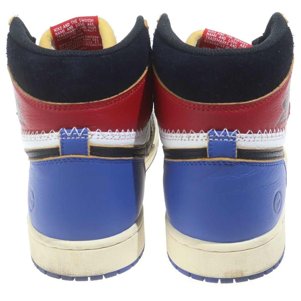 NIKE(ナイキ) ×Fragment Design ×UNION AIR JORDAN 1 HIGH OG フラグメントデザイン ユニオン エアジョーダン1 ハイカットスニーカー マルチ US10/28cm IO7847-002
