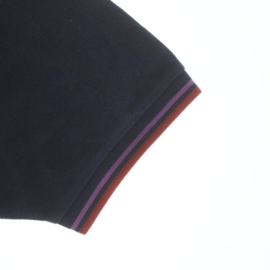 FRED PERRY(フレッドペリー) ×COMME des GARCONS コムデギャルソン CDGロゴ刺繍 半袖ポロシャツ ブラック W13313