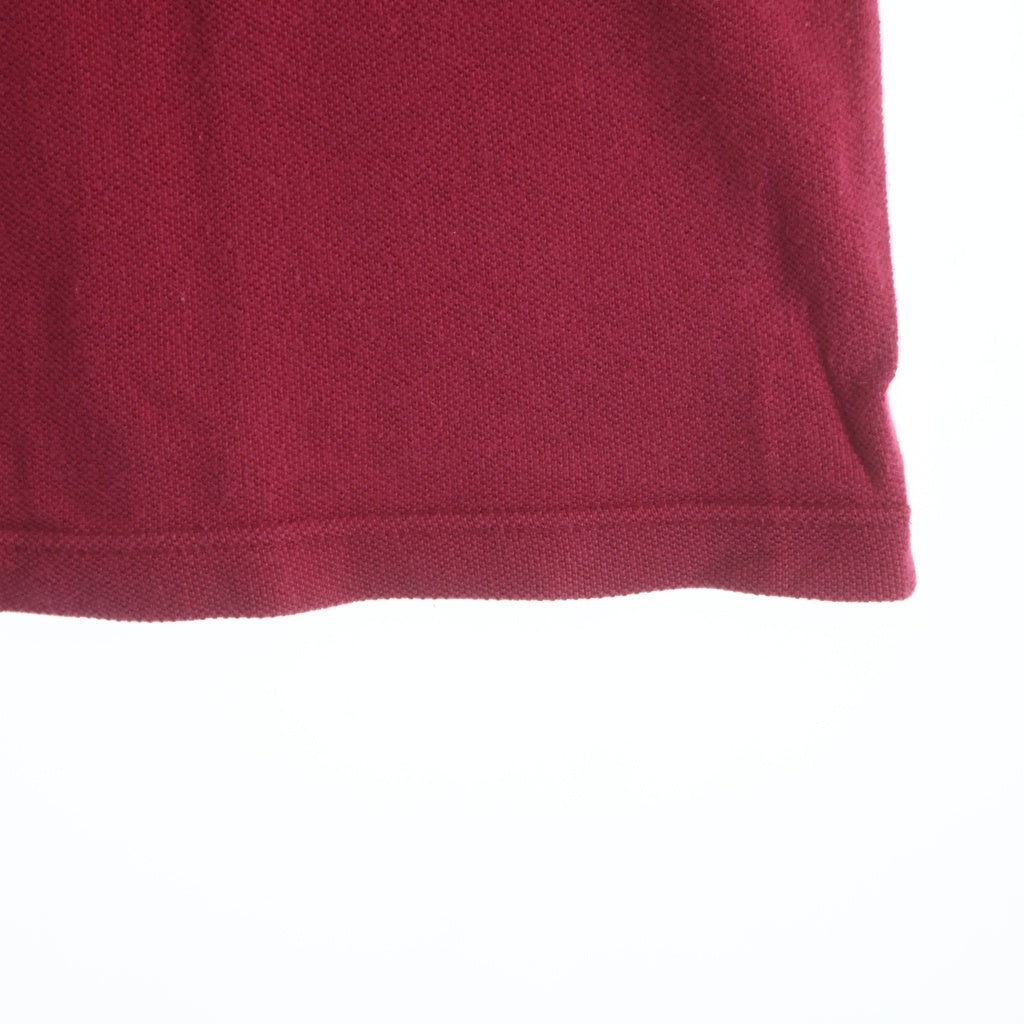 FRED PERRY(フレッドペリー) ×COMME des GARCONS コムデギャルソン CDGロゴ刺繍 半袖ポロシャツ レッド S16300