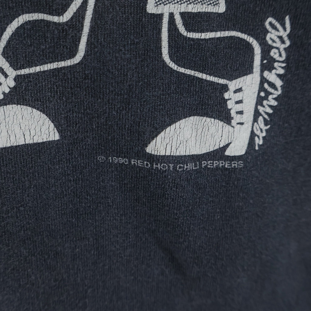 VINTAGE(ヴィンテージ) 90s RED HOT CHILI PEPPERS PICASSO GRAPHIC レッドホットチリペッパーズ ピカソグラフィック 両面プリント 半袖Tシャツ カットソー ブラック