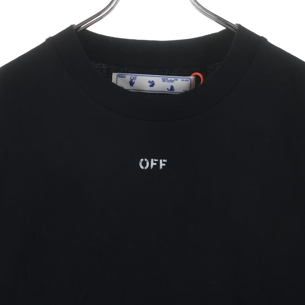 OFF-WHITE(オフホワイト) バックアロー 両面プリント 半袖Tシャツ カットソー ブラック OMAA027E20JER006