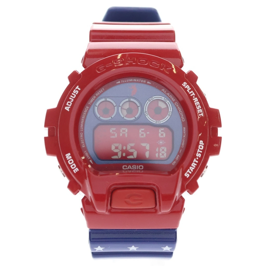 CASIO G-SHOCK(カシオ ジーショック) ×UNION PEGLEG NYC ユニオンペグレグニューヨーク 腕時計 レッド/ブルー DW-6900UN-4JR