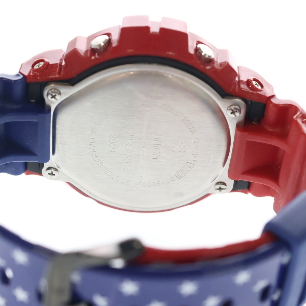 CASIO G-SHOCK(カシオ ジーショック) ×UNION PEGLEG NYC ユニオンペグレグニューヨーク 腕時計 レッド/ブルー DW-6900UN-4JR