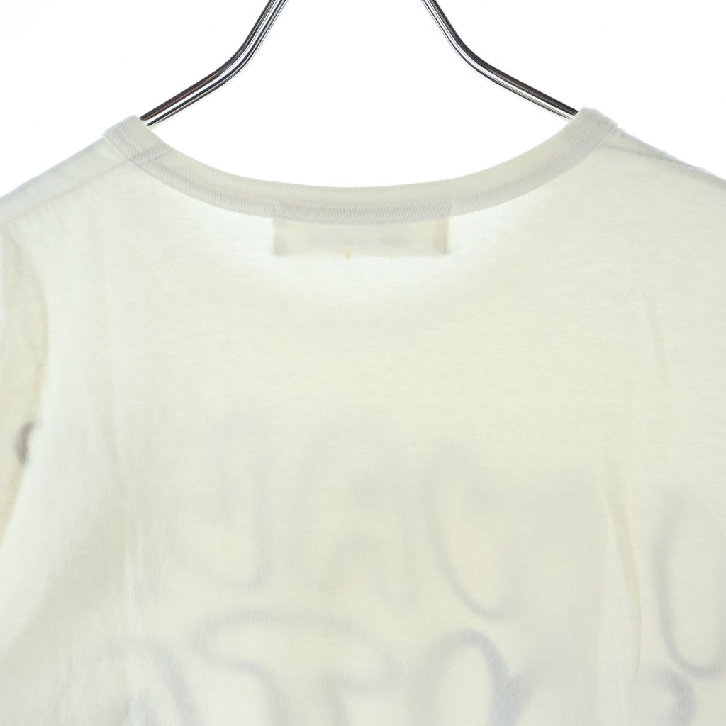 COMME des GARCONS(コムデギャルソン) I WALK INTO SUMMER フロントプリント 半袖Tシャツ カットソー ホワイト 5F-T08C