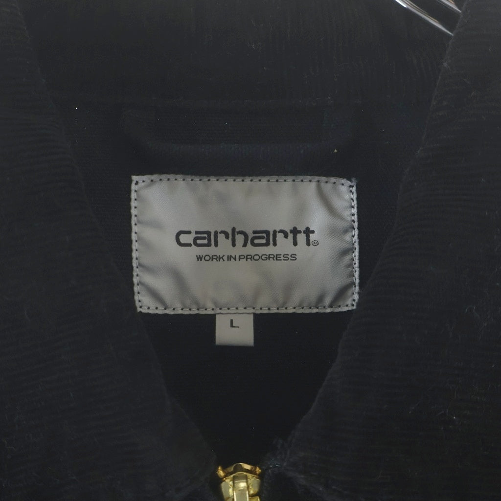 CARHARTT(カーハート) DUCK DETROIT JACKET デトロイトジャケット コーデュロイ切替ジャケット ブラック