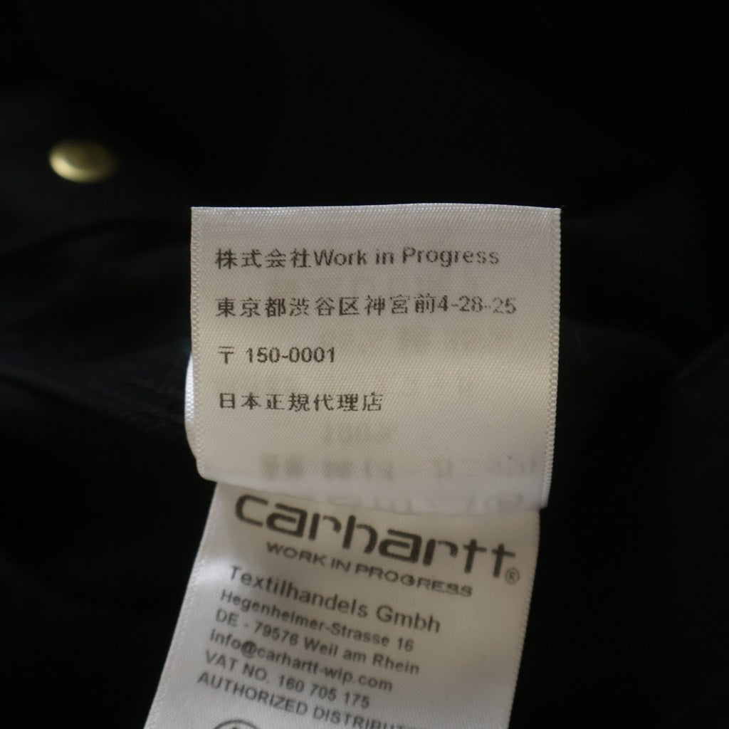 CARHARTT(カーハート) DUCK DETROIT JACKET デトロイトジャケット コーデュロイ切替ジャケット ブラック