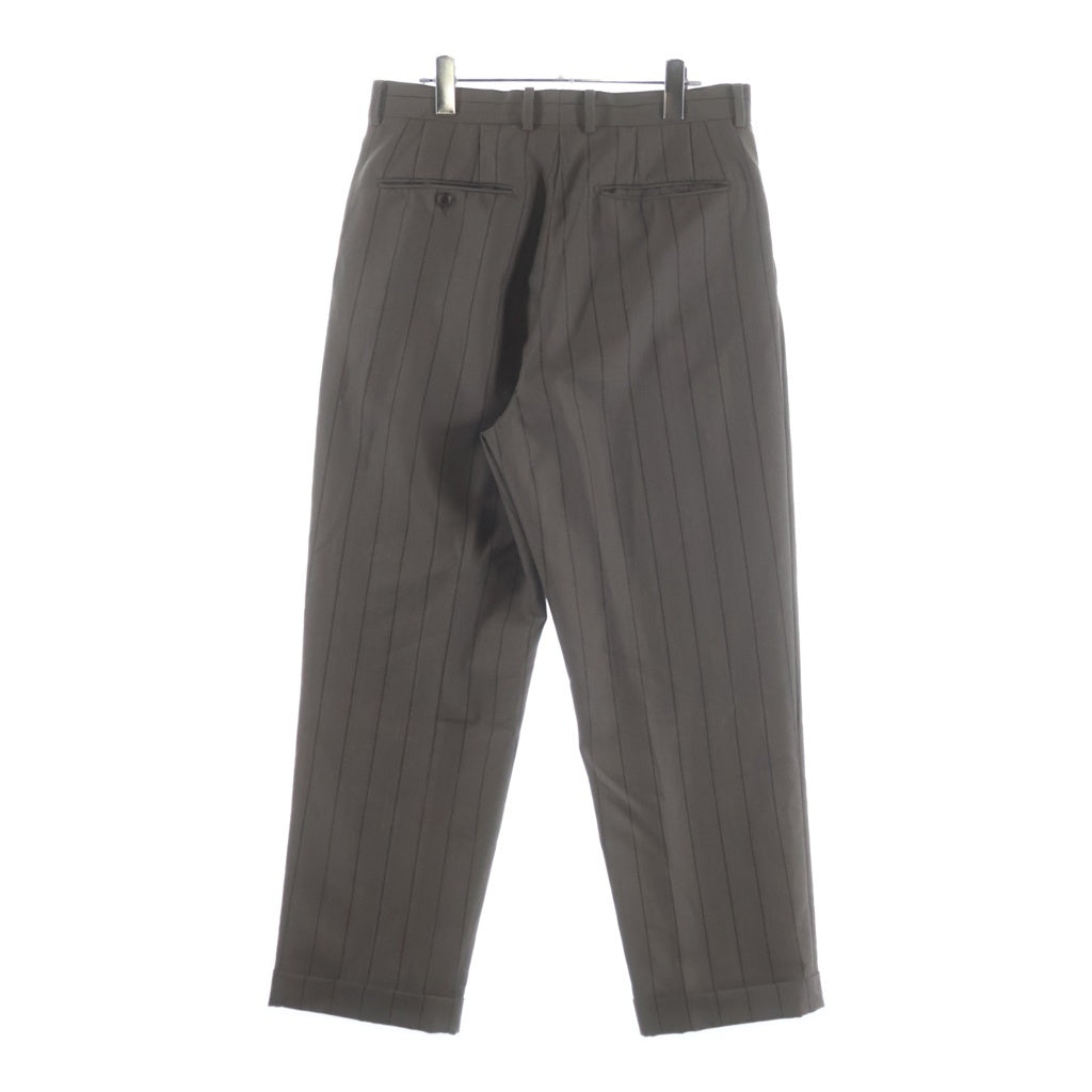 WACKO MARIA(ワコマリア) DOUBLE PLEATED TROUSERS ダブルプリーツドトラウザーズパンツ スラックス ベージュ