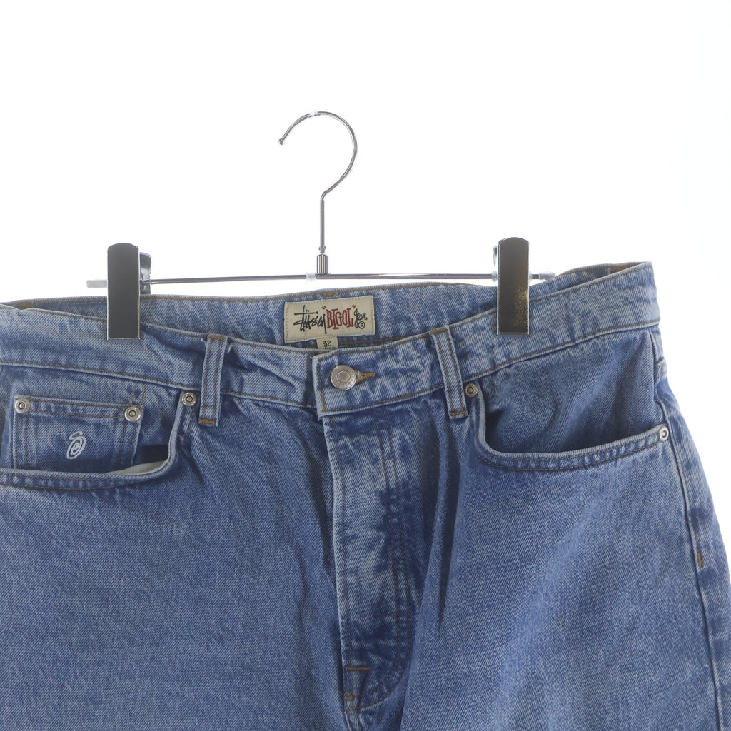 STUSSY(ステューシー) BIG OL JEAN DENIM ロゴパッチ ボタンフライ