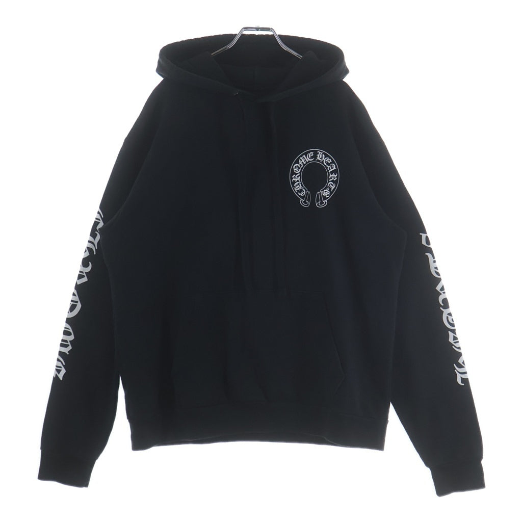 CHROME HEARTS(クロムハーツ) ×MATTY BOY Chomper Horseshoe Hoodie ×マッティボーイ チョンパー ホースシューフーディ プルオーバースウェットパーカー ブラック