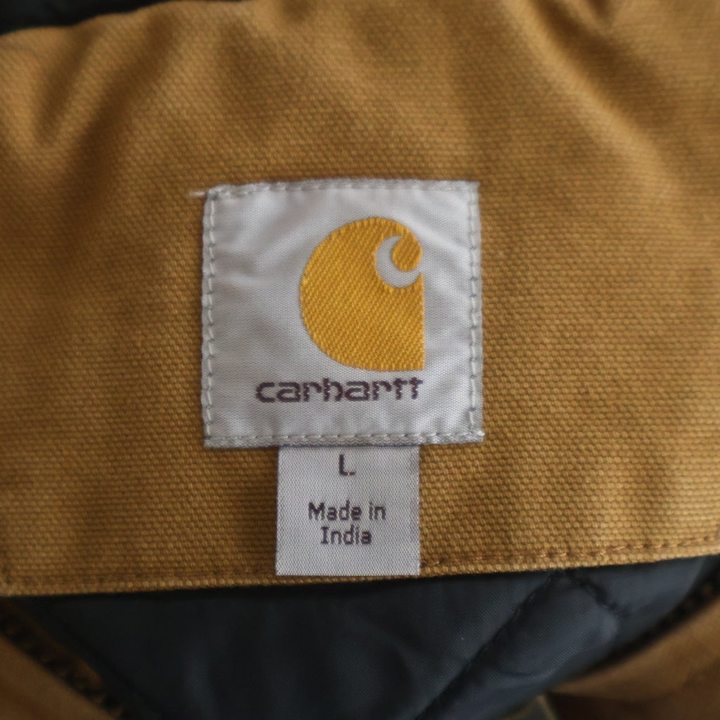 CARHARTT(カーハート) WASHED DUCK INSULATED ACTIVE JACKET ウォッシュ加工 ダック地 中綿アクティブジャケット ブラウン 104050 BRN