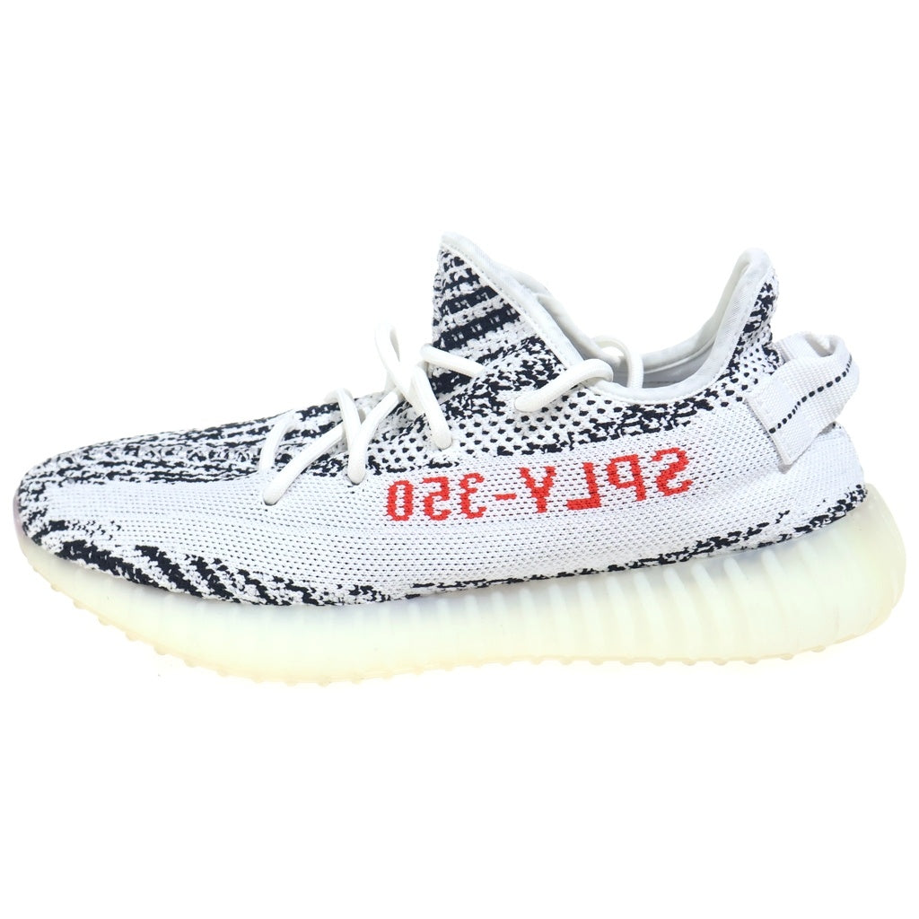 adidas(アディダス) YEEZY BOOST 350 V2 ZEBRA イージーブースト ゼブラ ローカットスニーカー ホワイト/ブラック US8/26cm CP9654