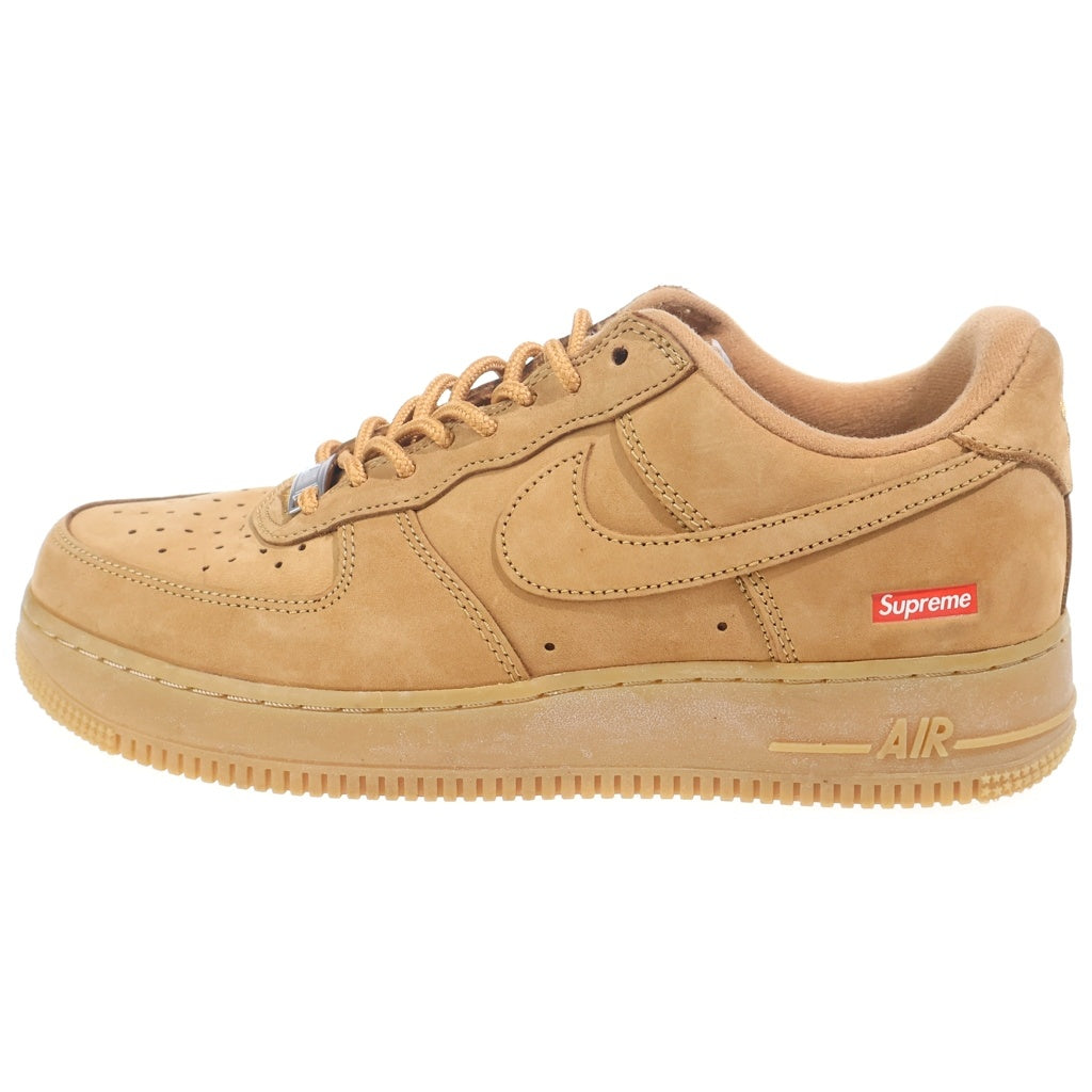 NIKE(ナイキ) ×SUPREME AIR FORCE 1 LOW SP シュプリーム エアフォース1 ウィート ローカットスニーカー ブラウン US8/26cm DN1555-200