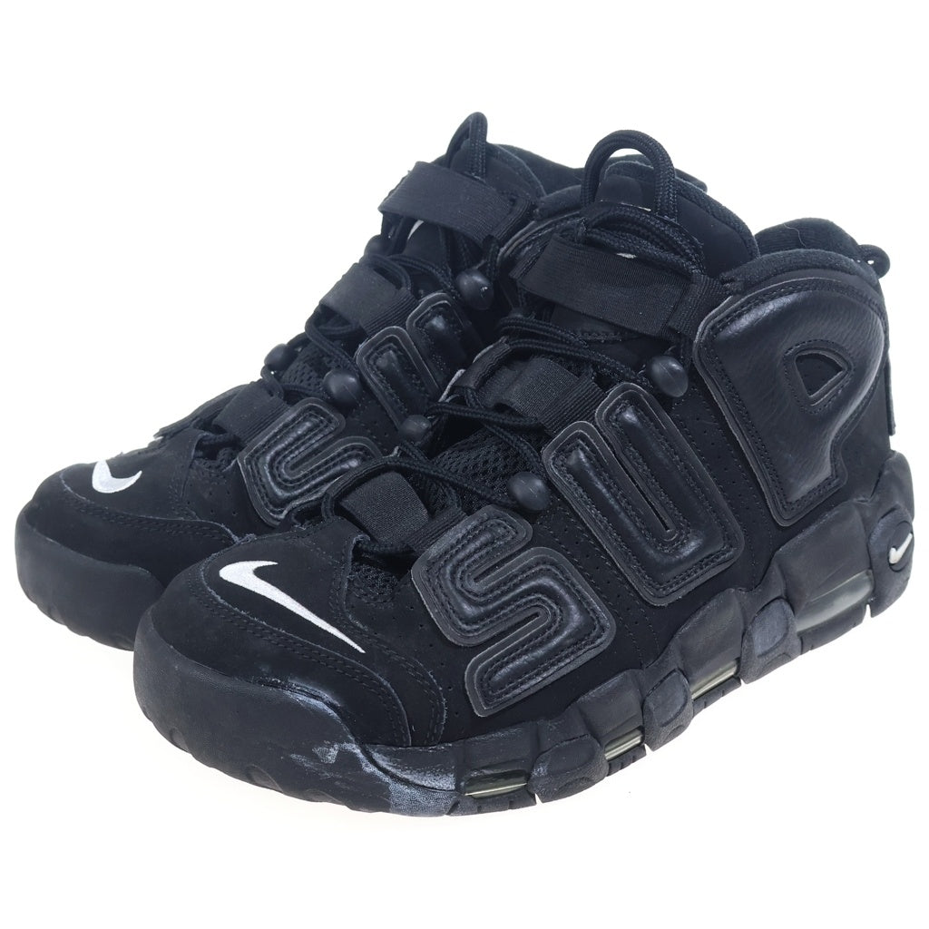 NIKE(ナイキ) 17SS ×SUPREME AIR MORE UPTEMPO シュプリーム エアモアアップテンポ ハイカットスニーカー ブラック US8/26cm 902290-001