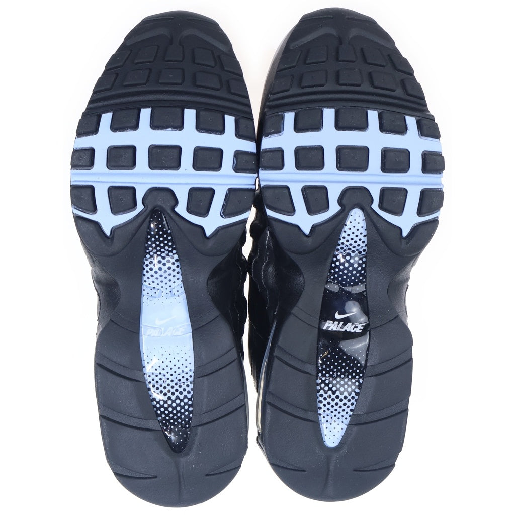 NIKE(ナイキ) × PALACE SKATEBOARDS AIR MAX 95 BIG BUBBLE パレス エアマックス95 ビッグバブル ローカットスニーカー シルバー/ブラック US8/26cm IQ7708-095