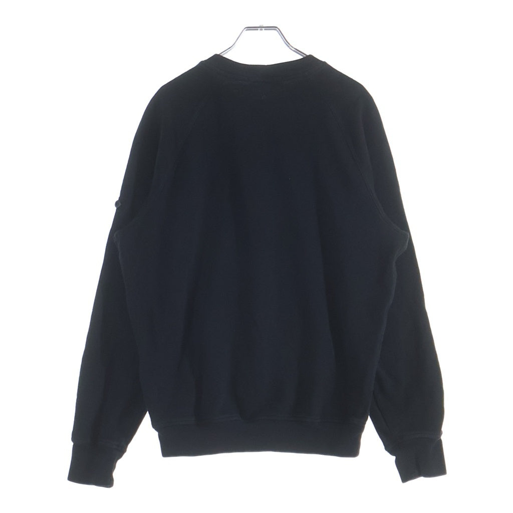 STONE ISLAND(ストーンアイランド) Logo Sweatshirts クルーネック スウェットトレーナー ブラック 801566060