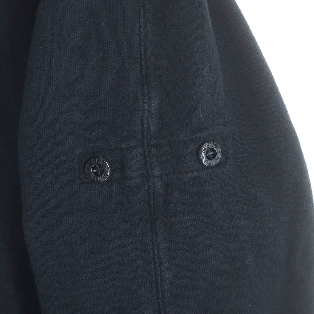 STONE ISLAND(ストーンアイランド) Logo Sweatshirts クルーネック スウェットトレーナー ブラック 801566060