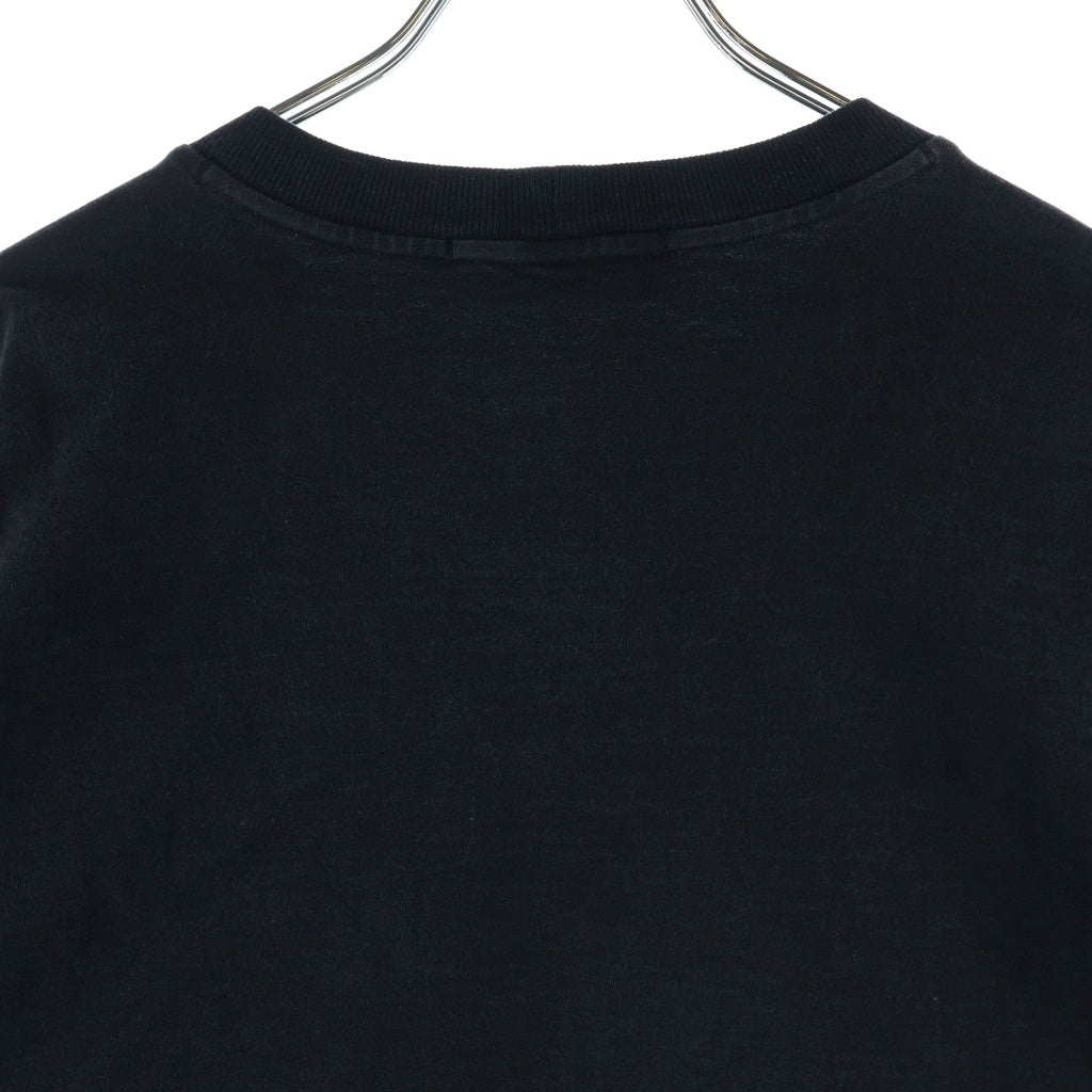 STONE ISLAND(ストーンアイランド) GARMENT DYED ガーメントダイ ワッペンロゴ付き クルーネック スウェットトレーナー ブラック 791563750