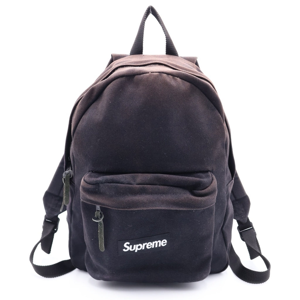 SUPREME(シュプリーム) 20AW Canvas Backpack キャンバス ボックスロゴ バックパック リュックサック ブラック