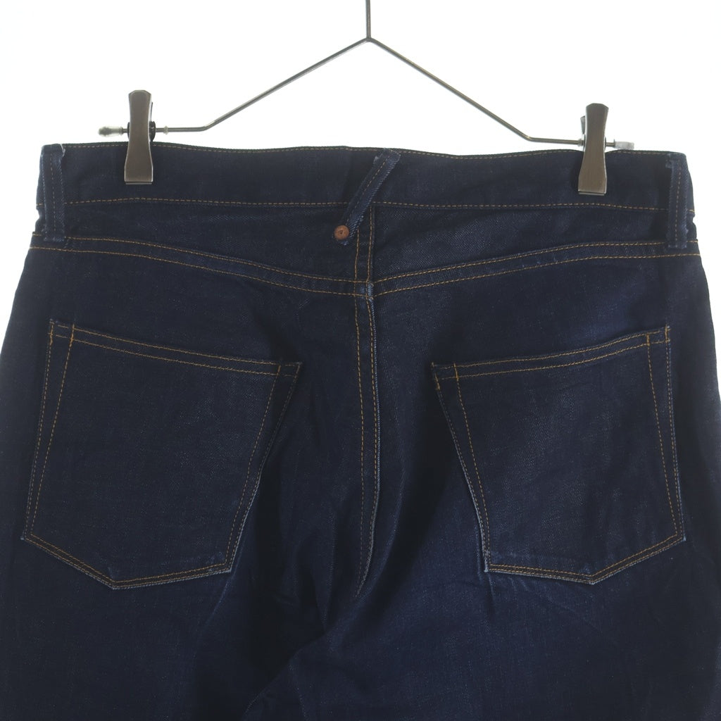 BEDWIN & THE HEARTBREAKERS(ベドウィンアンドザハートブレーカーズ) MODEL 10L THUNDERS DENIM PANTS サンダーズ ボタンフライ ストレートデニムパンツ ジーンズ インディゴブラック