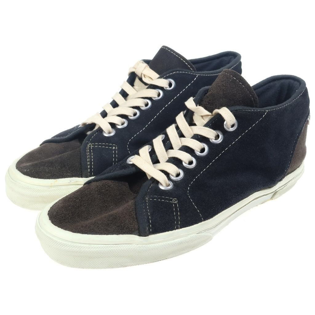 VANS(ヴァンズ) 90s TURF USA製 ターフ スエードレザー ミッドカットスニーカー ブラック/ブラウン US9.5/27.5cm