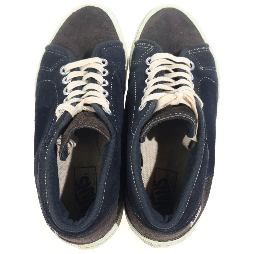 VANS(ヴァンズ) 90s TURF USA製 ターフ スエードレザー ミッドカットスニーカー ブラック/ブラウン US9.5/27.5cm