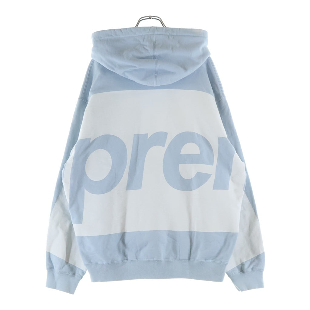 SUPREME(シュプリーム) 21SS Big Logo Hooded Sweatshirt ビッグロゴ プルオーバーパーカー フーディー ライトブルー