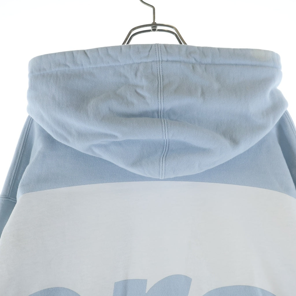 SUPREME(シュプリーム) 21SS Big Logo Hooded Sweatshirt ビッグロゴ プルオーバーパーカー フーディー ライトブルー