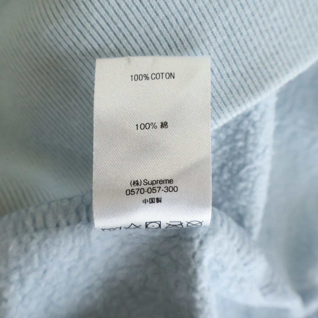 SUPREME(シュプリーム) 21SS Big Logo Hooded Sweatshirt ビッグロゴ プルオーバーパーカー フーディー ライトブルー