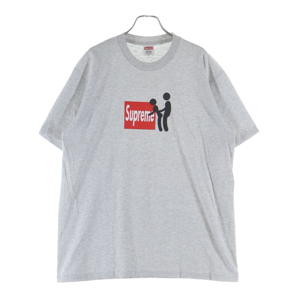 SUPREME(シュプリーム) 25AW Stick Tee スティックティー フロントプリント 半袖Tシャツ カットソー グレー