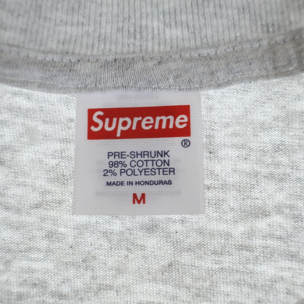SUPREME(シュプリーム) 25AW Stick Tee スティックティー フロントプリント 半袖Tシャツ カットソー グレー
